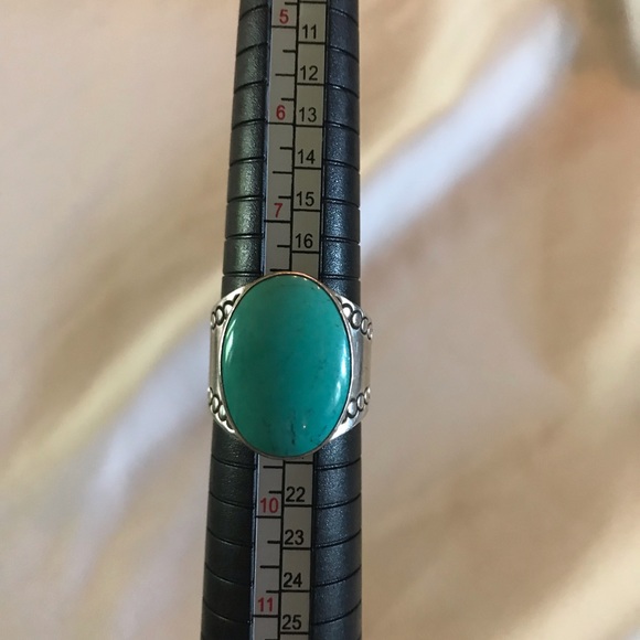 Sterling Silver Turquoise Ring - Picture 5 of 6